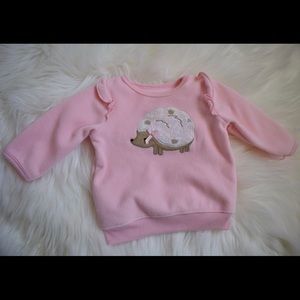 Pink Hedgehog Sweater Carters